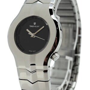Tag Heuer 29mm Ladies Alter Ego Black Dial Stainless Steel Watch